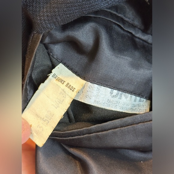 Men’s 44L Brooks Brothers blazer immaculate fine blue check Italian - Picture 3 of 6